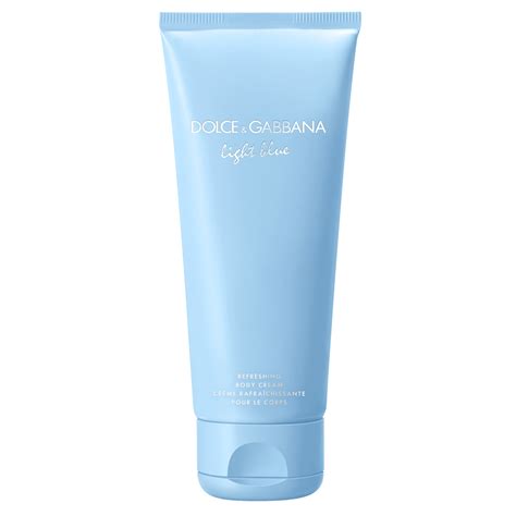 d&g light blue body cream